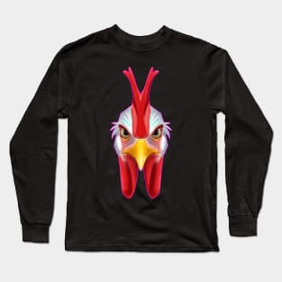 chicken face Long Sleeve T-Shirt